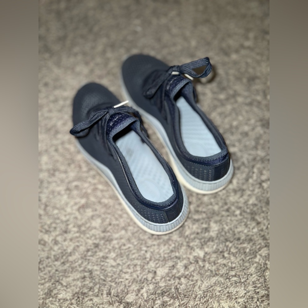 Crocs LiteRide Women's Lace Up Shoes Size 11 Blue Comfy Sneakers Casual Comfort - Picture 7 of 13
